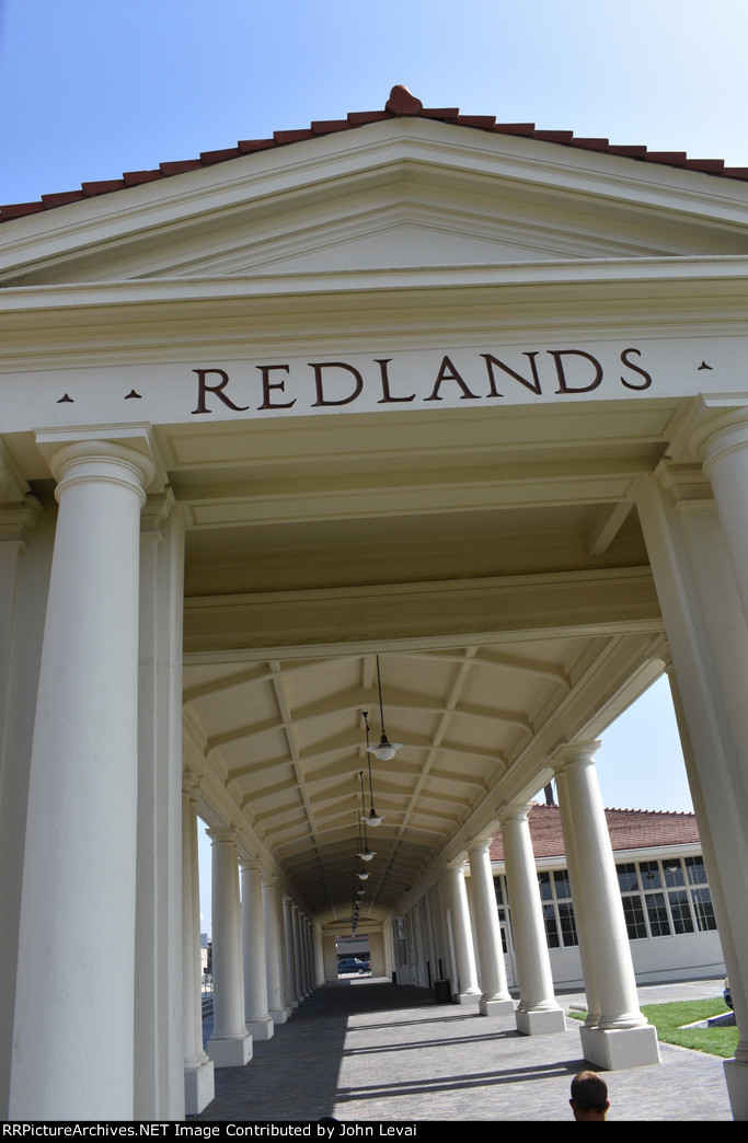  The former Santa Fe Redlands Station building